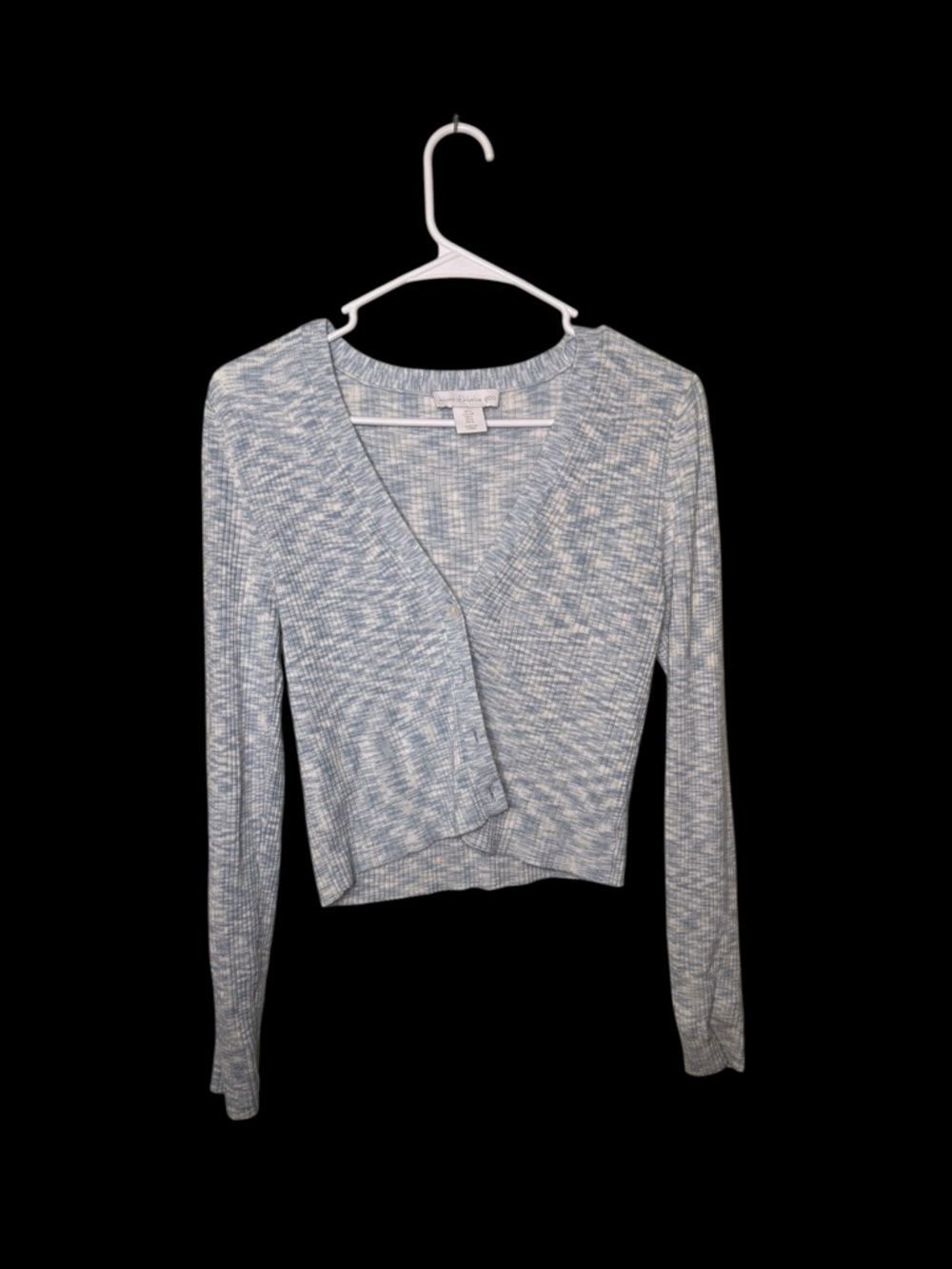 House of Harlow Heather Ribbed cardigan sweater
